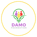 New - Damo Foundation Logo - WB - Yellow Circular for Site Logo